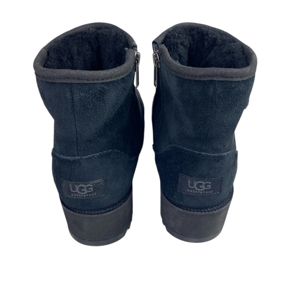 UGG Women's Ridge Mini Boots Black 10 - Picture 6 of 8